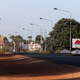 The Gambia’s capital of Banjul was empty for most of the day before Barrow’s inauguration.